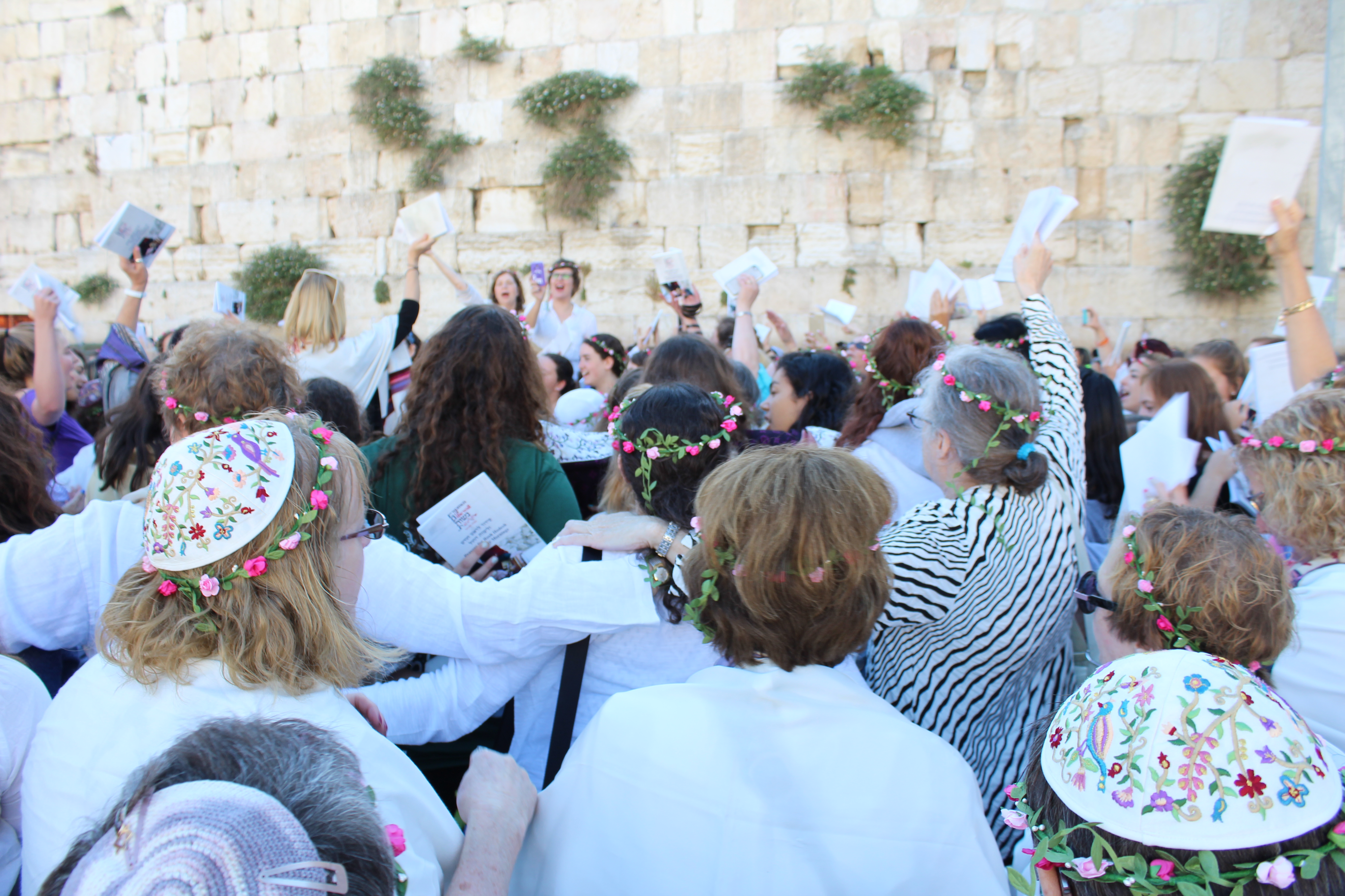 Celebrating Rosh Chodesh Sivan at the Kotel with Women of the Wall