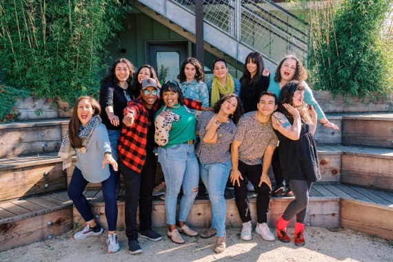 Group photo from Jewtina Fellowship