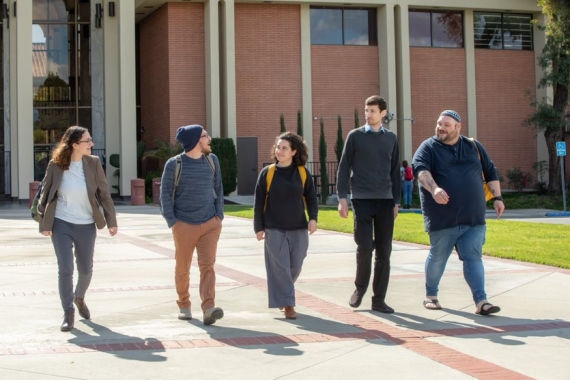 HUC-JIR Students walking outside