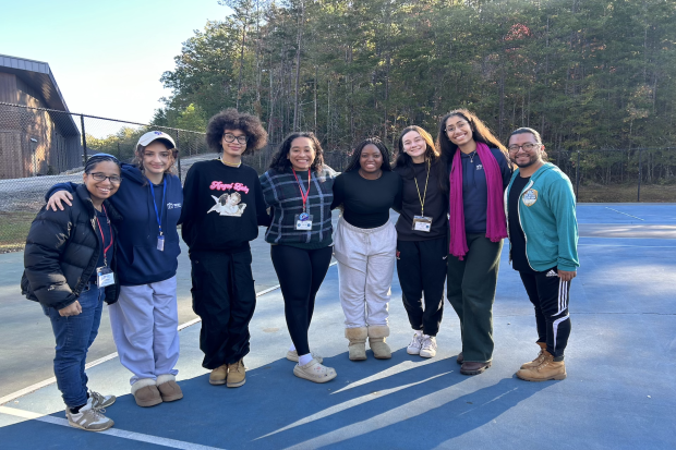 group of teens at Jews of Color Fellowship gathering