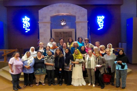 A group of women celebrating Jewish and Islamic cultures
