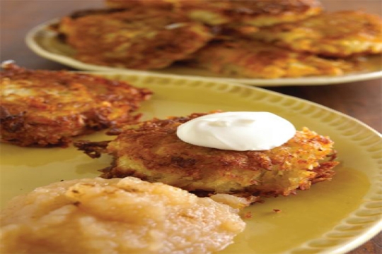 Latke recipe for the Jewish holiday of Hanukkah Chanukkah