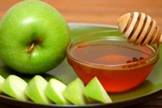 Apples and Honey, foods that are integral to the customs and rituals of the Jewish holiday of Rosh HaShanah